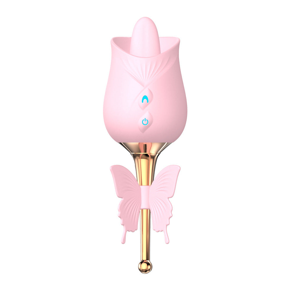 Rose's New Tongue Sucking Device with Vibrating Eggs