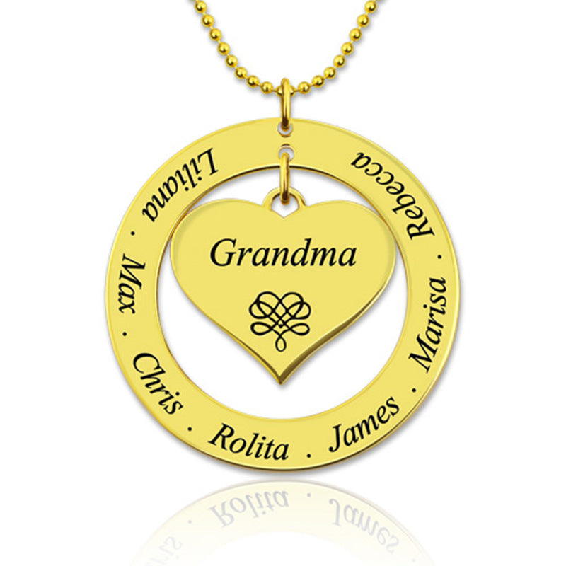 Elegant Heart Sterling Silver Necklace - Customizable & Shiny