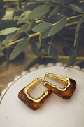 Beautiful Vintage Acrylic Earrings