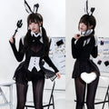 Erotic lingerie sexy cosplay bunny girl uniform pure desire temptation flirting oil shine tight free qqny sex fun
