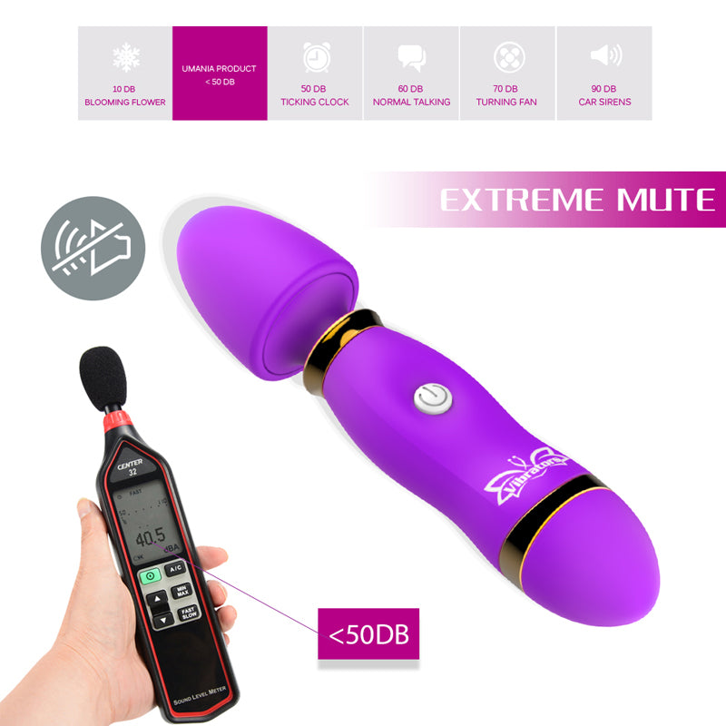 High-Frequency Mini AV Stick with 12 Vibration Modes