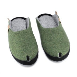 TOKU Brussels Slippers - Moss Green